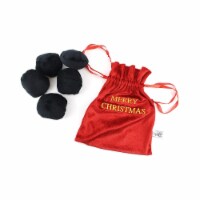 Midlee Bag of Coal Plush Christmas Dog Toy - 3