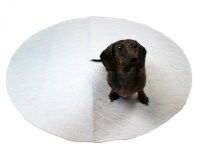 Midlee Washable Whelping & Pee Pad for Dogs 36  Round Pack of 3