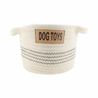 Midlee Dog Toy Rope Cotton Basket (Small)
