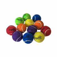 Midlee Mini 1.5 Dog Tennis Balls with Squeaker, Set of 12 Solid Colors Perspective: Main
