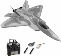 Top Race F-22 Raptor RC Jet - 300+ ft Range, 4 Ch, 6 Axis Gyro