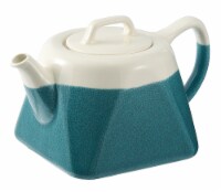 CasaWare Crackled Glaze Stoneware Teapot with Stainer - Turquoise Perspective: Main