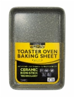 CasaWare Ultimate Series Ceramic Non-Stick Toaster Oven Baking Sheet - Silver Perspective: Main