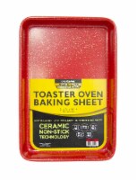CasaWare Ultimate Series Ceramic Non-Stick Toaster Oven Baking Sheet - Red Perspective: Main