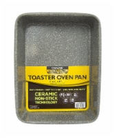 CasaWare Ultimate Series Ceramic Non-Stick Toaster Oven Pan - Silver Perspective: Main