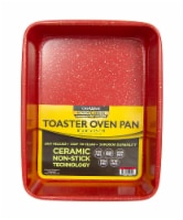 CasaWare Ultimate Series Ceramic Non-Stick Toaster Oven Pan - Red Perspective: Main