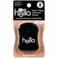 Hello Activated Charcoal Infused Floss