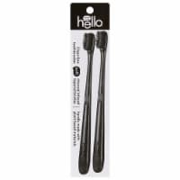 Hello Charcoal Infused Toothbrush Pack