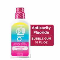 hello Mouthwash for Kids with Unicorn Bubble Gum Flavor Perspective: Main