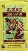 Eco Teas Yerba Mate Unsmoked Loose Leaf & Stem Traditional Cut