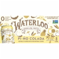 Waterloo Pi-Ño Colada Sparkling Water - 8pk / 12 fl oz Cans Perspective: Main