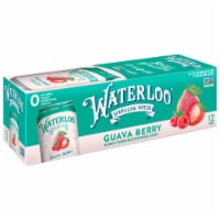 Waterloo® Guava Berry Sparkling Water Perspective: Main