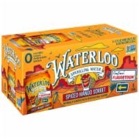 Waterloo® Spiced Mango Sorbet Sparkling Water Perspective: Main