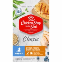 Chicken Soup Chicken Turkey & Brown Rice Recipe Adult Puppy Food 13.5lbs