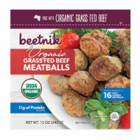 Beetnik Organic Grass Fed Frozen Beef Meatballs Perspective: Main
