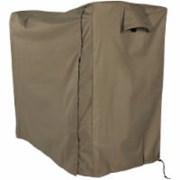 5ft Log Rack Cover Khaki Waterproof Polyester PVC Backing Firewood Accessory