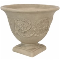 Sunnydaze Darcy Double-Walled Flower Pot Planter - Beige - 16  - Single