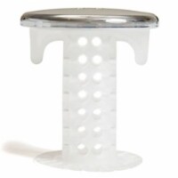 TubShroom Drain Hair Catcher in Chrome/Clear, 1 ct - Harris Teeter