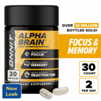 Onnit Alpha Brain Memory and Focus Daily Cognitive Support Dietary Supplement Perspective: Main
