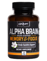 Onnit Alpha Brain Memory and Focus Daily Cognitive Support Dietary Supplement