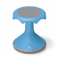 VS America Hokki Stool Flexible Ergonomic Seatingl - 15" Light Blue