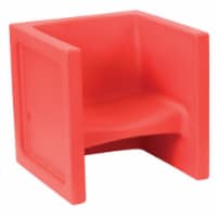 Kaplan Early Learning Cube Chair - Red