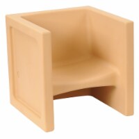 Kaplan Early Learning Cube Chair - Natural