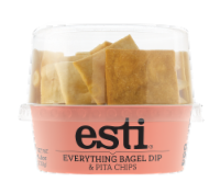 Esti® Everything Bagel Dip with Pita Chips Perspective: Main