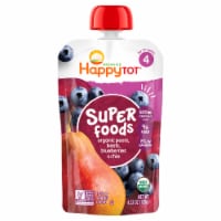 Happy Tot® Super Foods Blueberry Pear & Beet Organic Toddler Food Stage 4 Perspective: Main