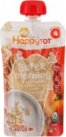 Happy Tot Stage 4 Organic Apples Cinnamon Yogurt & Oats + Super Chia Pouch Perspective: Main