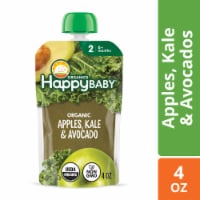 Happy Baby® Organics Clearly Crafted Apples Kale & Avocado Stage 2 Baby Food Pouch