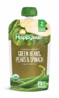 Happy Baby Organics Clearly Crafted Green Beans Spinach & Pears Stage 2 Baby Food