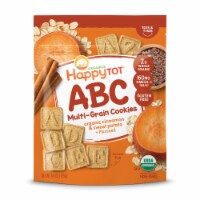 Happy Tot Organics Super Smart Multi-Grain Cinnamon Sweet Potato plus Flaxseed Alphabet Snacks