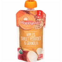 Happy Baby® Organic Apples Sweet Potatoes & Granola Stage 2 Baby Food