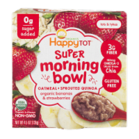 Happy Tot® Organics Super Morning Banana & Strawberries Bowl