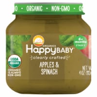 Happy Baby® Organics Stage 2 Apples & Spinach Baby Food