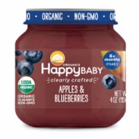 Happy Baby® Organics Stage 2 Apples & Blueberries Baby Food