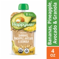 Happy Baby Bananas Pineapple Avocado & Granola Baby Food