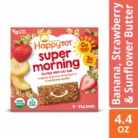 Happy Tot® Organics Super Foods Bananas, Strawberries & Sunflower Butter Gluten Free Oat Bar Snack