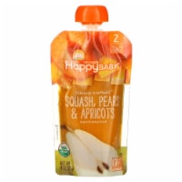 Happy Baby® Organics Clearly Crafted® Stage 2 Squash Pears & Apricots Baby Food Pouch Perspective: Main