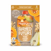 Happy Baby® Organics Farmed For Our Future® Pear Squash & Oats Stage 2 Baby Food Pouches