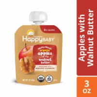 Happy Baby Organics Nutty Blends Apples with Walnut Butter Baby Food