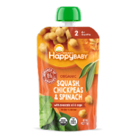 Happy Family Organics Happy Baby 6+ Months Organic Squash Chickpeas & Spinach Perspective: Main