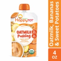 Happy Tot® Organics Oatmilk Bananas & Sweet Potatoes Oatmilk Pudding Stage 4 Baby Food