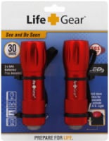 Life Gear Mini Max LED Flashlight - Red Perspective: Main