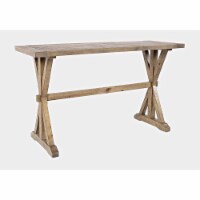 Carlyle Crossing Distressed Pine Sofa Console Table