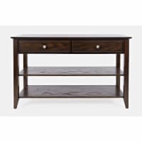 Modern Espresso Sofa Console Table