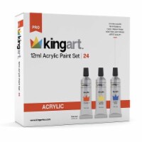 Kingart Studio 24 Count 12ml Acrylic Paint Set 505-24