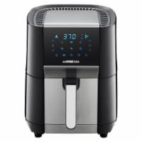 7-Quart Air Fryer & Dehydrator Max XL, Black/Silver