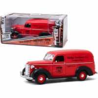 Greenlight 85051 1939 Chevrolet Panel Truck Red Phillips 66 Phillips Petroleum Co. Geological